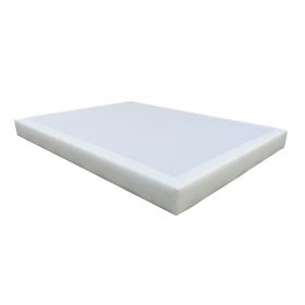 Pack 140x190 : Matelas SIMMONS SENSOFT DOS SENSIBLE  + Sommier D.M. SOLUX Tapissier lattes + Pieds de lit Cylindriques