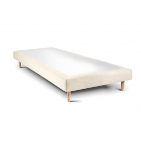 Sommier D.M. LB15 Tapissier Lattes Déco beige chiné - 90x190 Direct Matelas - 1