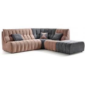 Canapé d'angle convertible BENTLEY - Couchage 140x190 Made in Italy - 1