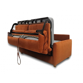 Canapé convertible D.M. JERRY Couchage 140x190 - Tissu TERRACOTTA Direct Matelas - 5