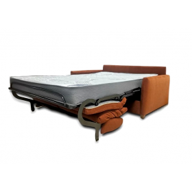 Canapé convertible D.M. JERRY Couchage 140x190 - Tissu TERRACOTTA Direct Matelas - 6